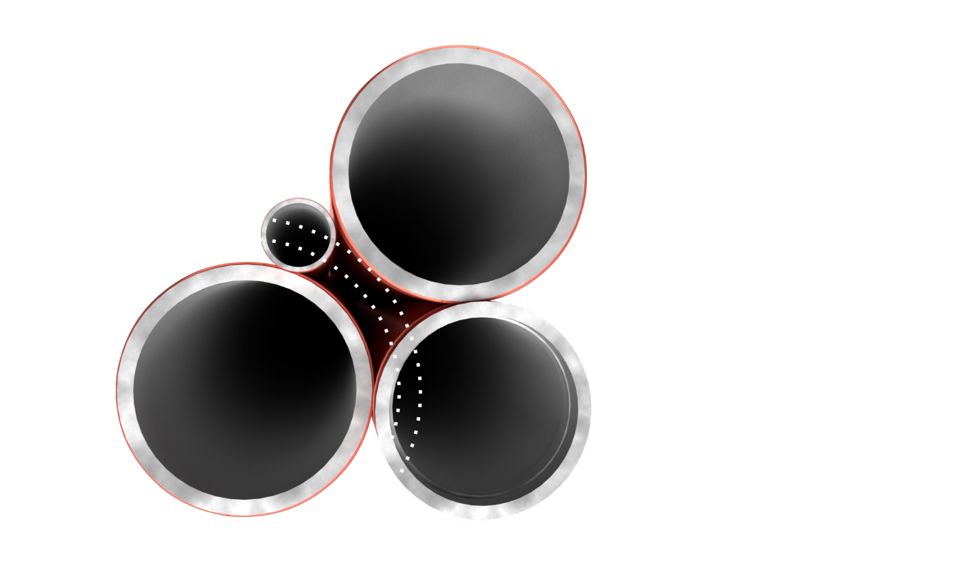 head on pipes
